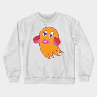 Gamer Ghost Orange Crewneck Sweatshirt